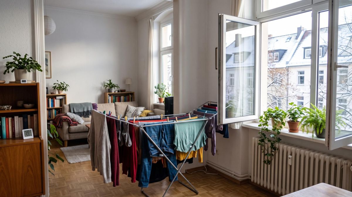 First Winter in Germany: Stop Mould Before It Starts (Hygrometer + Drying Laundry Guide)